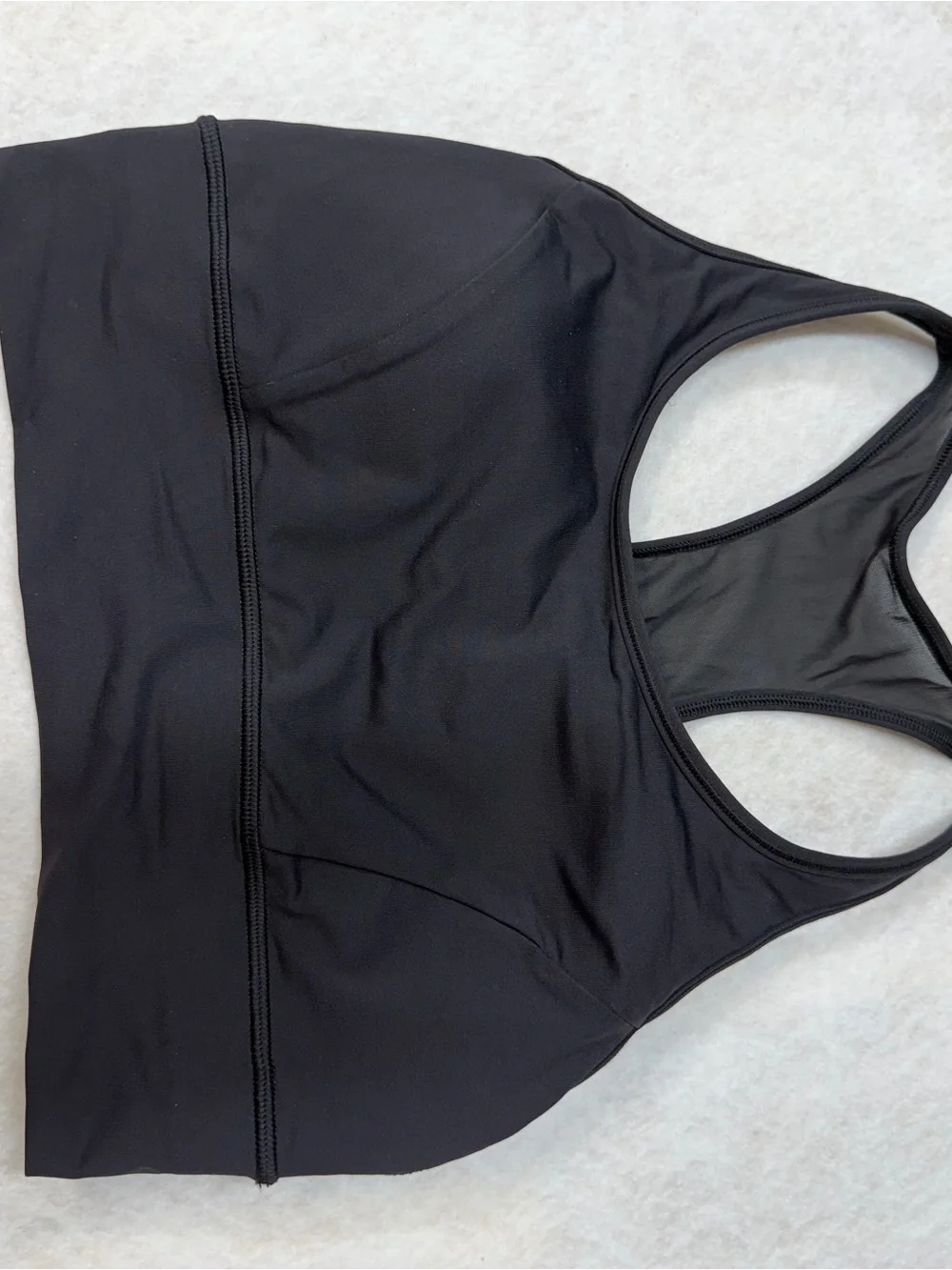 lululemon athletica Black Mesh Racerback Tank